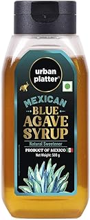 Urban Platter Mexican Blue Agave Syrup | Natural Low-Glycemic Sweetener for Coffee, Tea, Baking, Pancakes, Cocktails & Desserts | Vegan, Gluten-Free & Non-GMO | 17.64 Oz (500g)