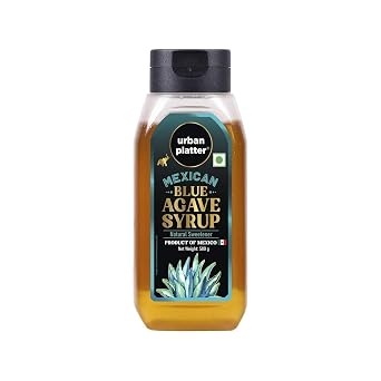 Urban Platter Mexican Blue Agave Syrup | 17.64 Oz 500g | Natural Plant-Based Sweetener | Low Glycemic, Vegan & Gluten-Free | Perfect Sugar Alternative for Tea, Coffee, Baking & Desserts
