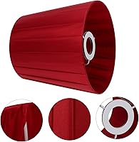 Vista 7 de DOITOOL Pequeña pantalla plisada blanca única lámpara sombra decoración para sala de estar