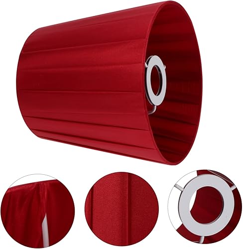 Miniatura 7 de DOITOOL Pequeña pantalla plisada blanca única lámpara sombra decoración para sala de estar