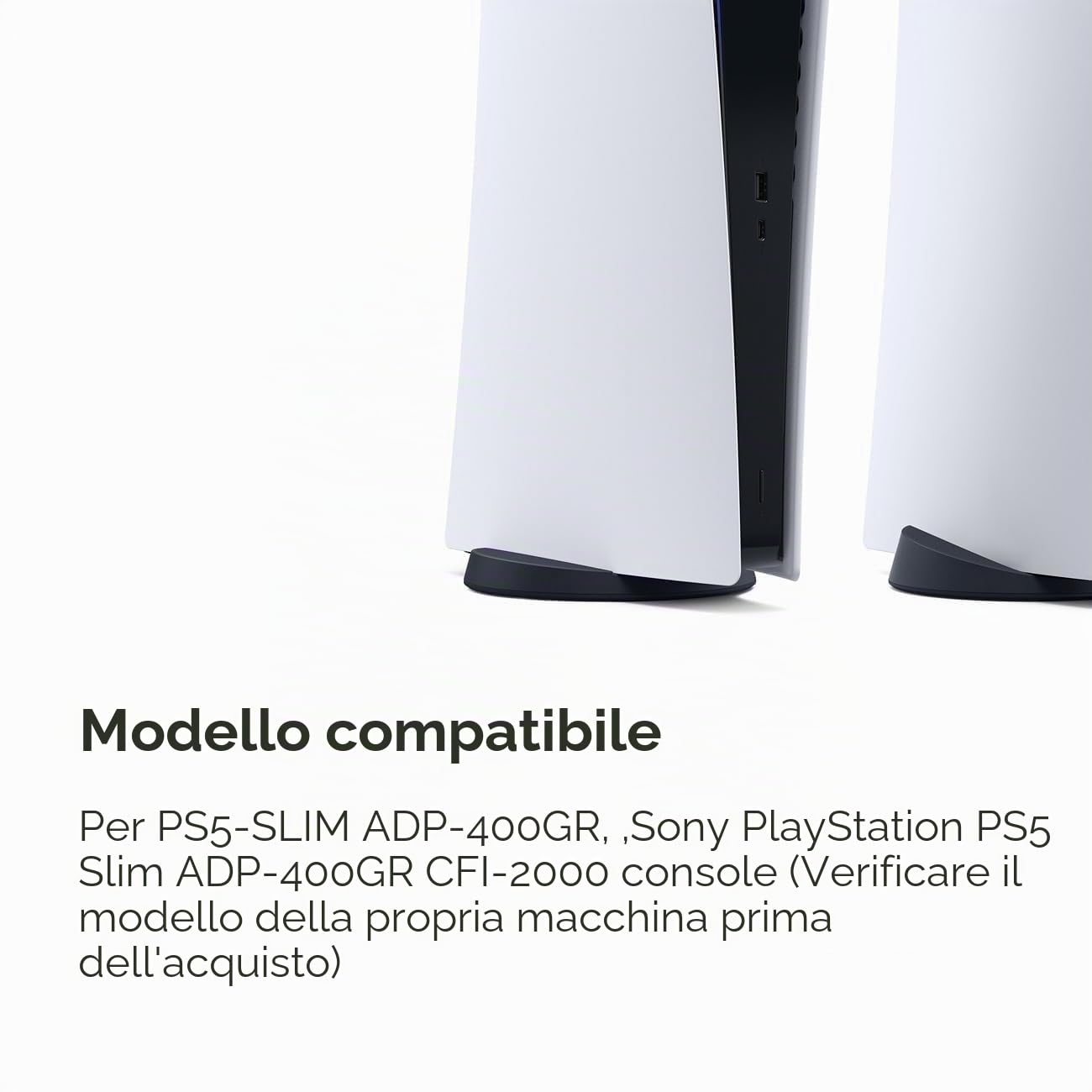 Adattatore di alimentazione per PS5 Slim ADP-400GR 100-127V/200-240V CFI-2000 Console Host Console Adattatore di alimentazione per PlayStation PS5 Slim Power Supply Accessori