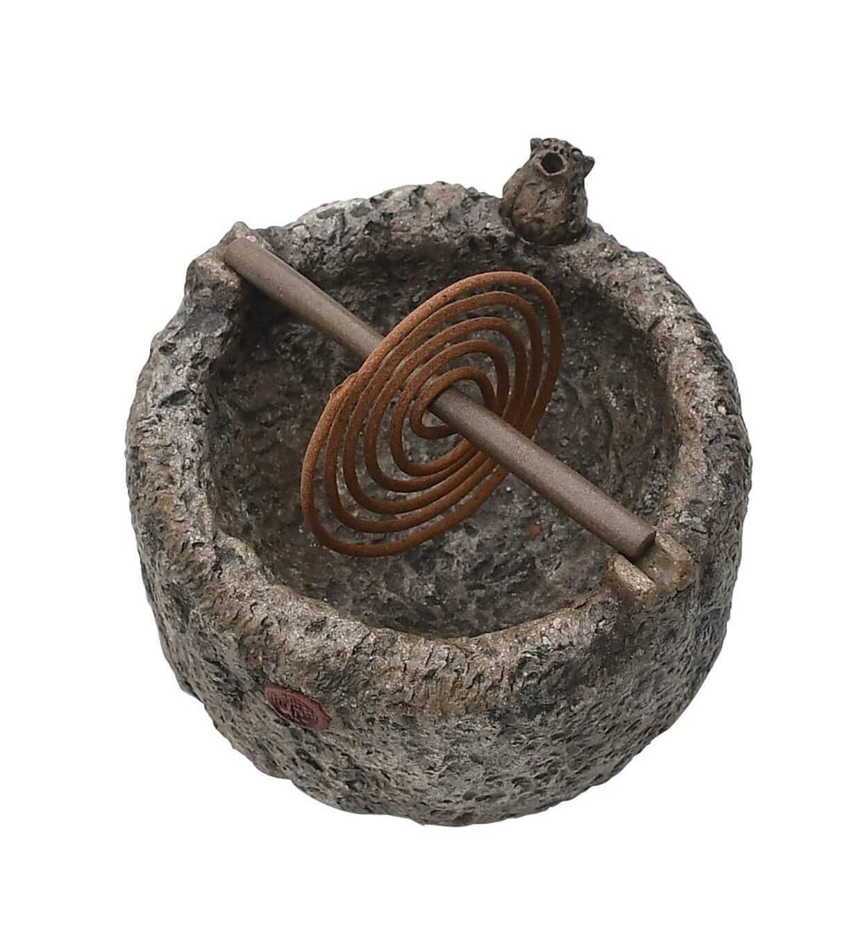 Incense Holder,Creative Purple Sand Incense Burner Antique Indoor Stove Line Sandalwood Furnace Creative Ornaments Elegant