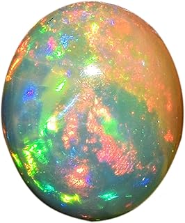 Ethiopian Opal Cabochon Gemstone Healing Crystal, DIY Crafts Jewelry Making, October Birthstone, Loose Supplies Birthday Christmas Gifts For Her