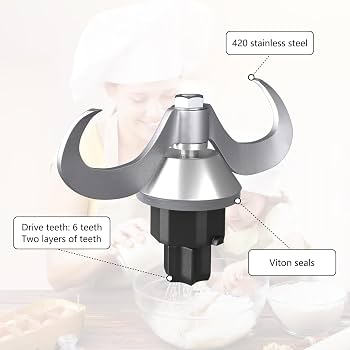 Couteau à Pâte Thermomix TM31 - En Acier Inoxydable Pour Pétrissage Rapide