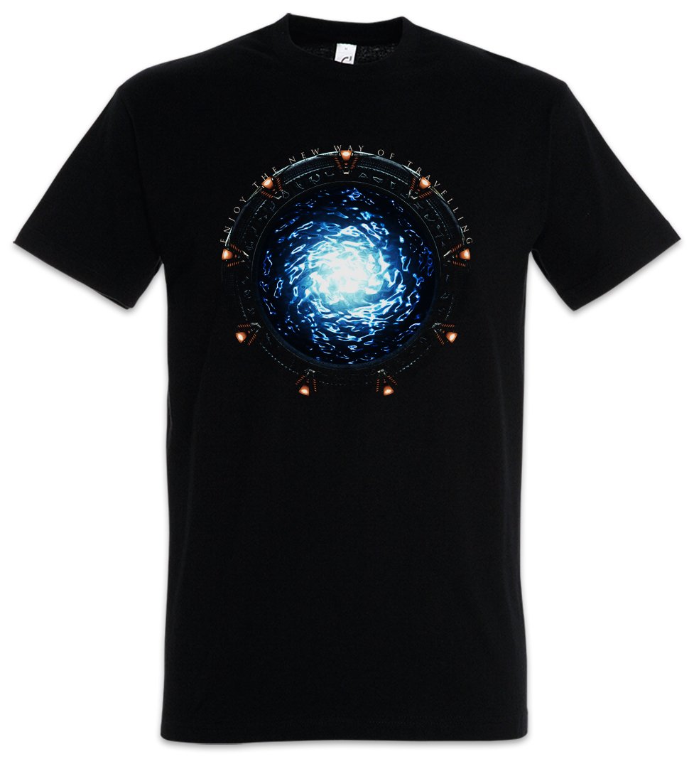 Urban Backwoods Men's Black Star Portal T-Shirt Size 4XL
