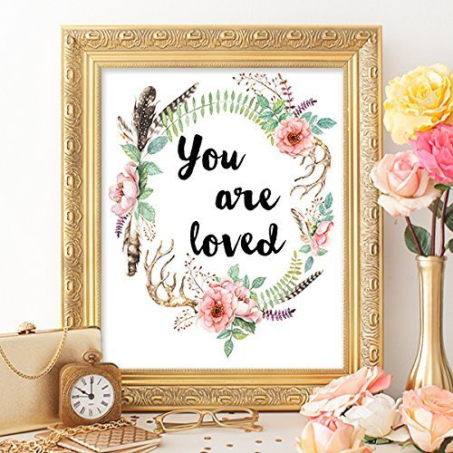 You Are Loved Art Print - Unframed - 8x10