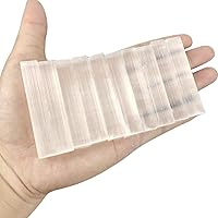 Vista 7 de Varitas de selenita de 3.5 pulgadas (10 piezas) - Varitas de cristal para chakra, energía positiva, meditación, protección, reiki y dibujo