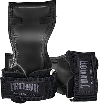 Amazon Co Jp Truhor パワーグリップ 筋トレ グリップ ウエイト トレーニンググリップ リストラップ ラバーグリップ 筋トレ 高品質ラバー素材 左右１セット ダークグレー スポーツ アウトドア