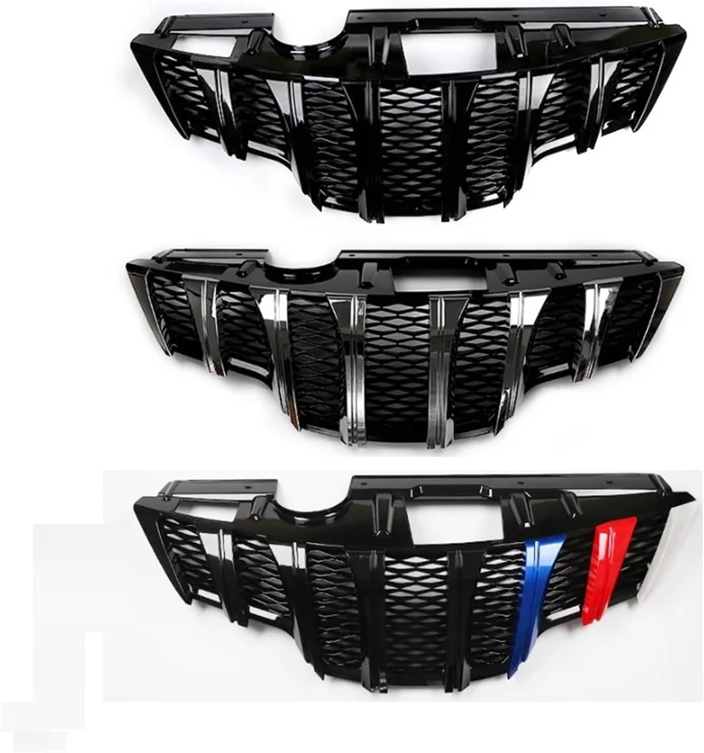 Auto Racing Grills Fit Compatible for Xtrail X-Trail T32 2014 2015 2017 2016 2018 Abs Mesh Mask Bumper Cover Grille Grill Car Parts(3COLOUR)