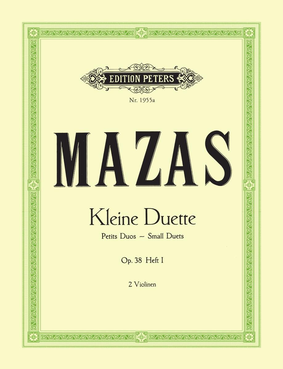 Kleine Duette op. 38: Band 1, Duett Nr. 1 - Duett Nr. 6 (für 2 Violinen) (Edition Peters, 1, Band 1)
