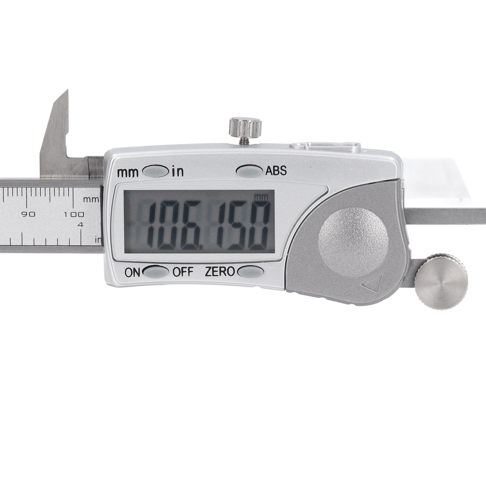 Digitaler Messschieber 100mm, Schieblehre Analog 0,005 mm / 0.0001 Zoll Edelstahl-Messschieber mit größem Display und Sicherungsschrauben, Passend Zum Anreißen