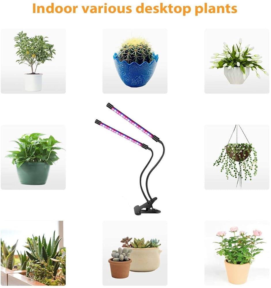 ⌘グラライトスタンド⌘植物ライト Amazon.co.jp: Wolezek 屋内植物用グローライト 4ヘッド フル