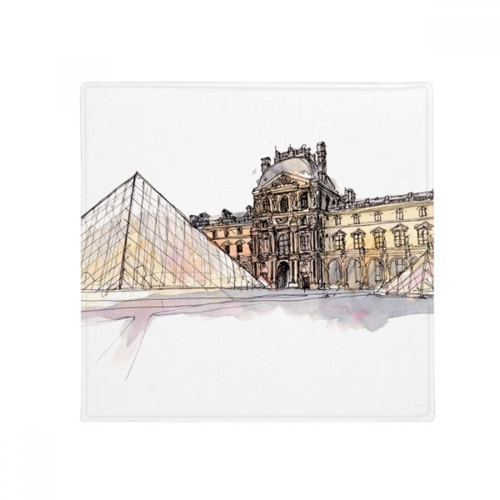 Tapis de sol Louvre Paris 50x50cm, une idée cadeau souvenir de France originale