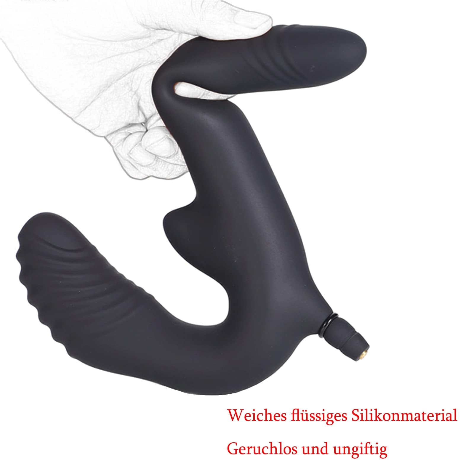 Butt Anal Plug Inflatable Anal Plug Anal Plug with Pump Large Liquid Silicone Anal Expansion Prostate Vagina Massager Double Stimulation Sex Toys for Men Women Couples Beginners