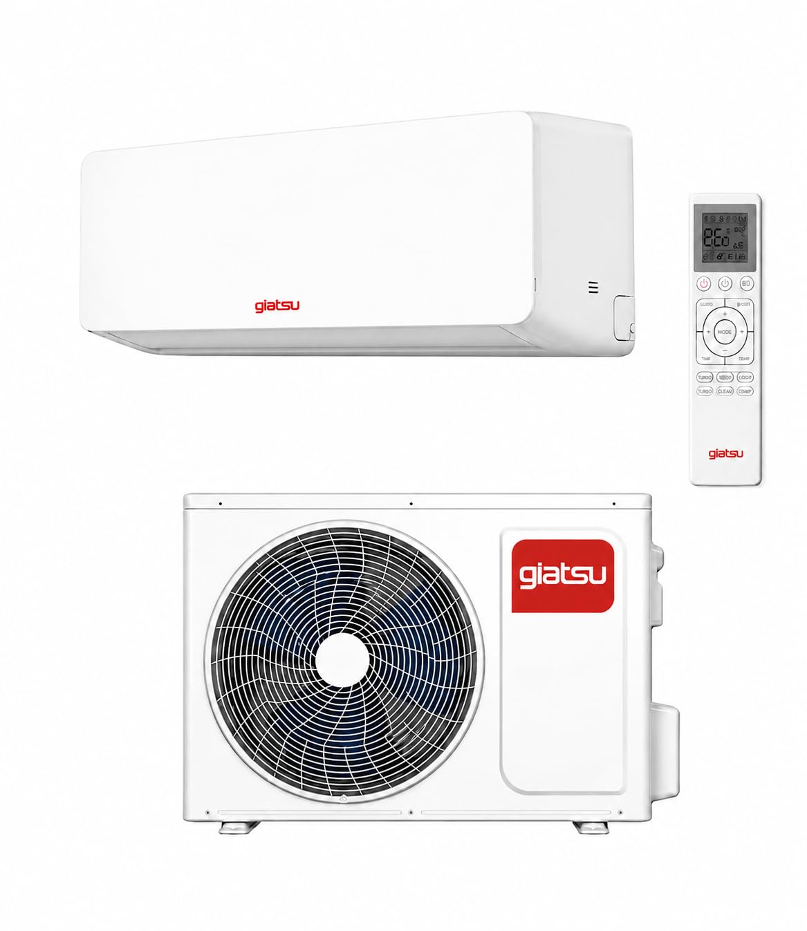 Condizionatore 12000 BTU Inverter – Climatizzatore Silenzioso Caldo/Freddo ad Alta Efficienza