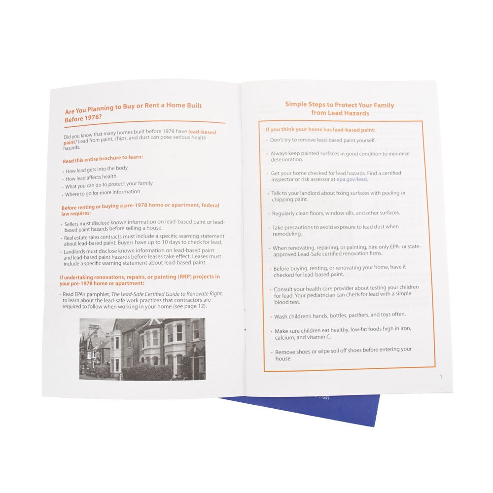 Amazon.com : Lead Paint Regulations Booklet Titled “Protect Your Family from Lead in Your Home” March 2021 Version (1000 Booklets) : Office Products amazon-com-lead-paint-regulations-booklet-titled-protect-your-family-from-lead-in-your-home-march-2021-version-1000-booklets-office-products