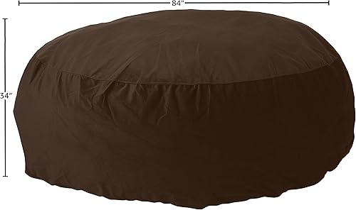 Miniatura 125 de Chill Sack - Funda para puf Microgamuza - Carbón - Solo funda,Microsuede - Chocolate - Solo funda,Microsuede - Azul marino - Solo funda,Guijarro -