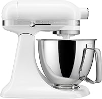Vista 9 de KitchenAid Artisan Mini Batidora de Pie con Cabezal Inclinable de 3.5 Cuartos - KSM3316X - Negro Mate