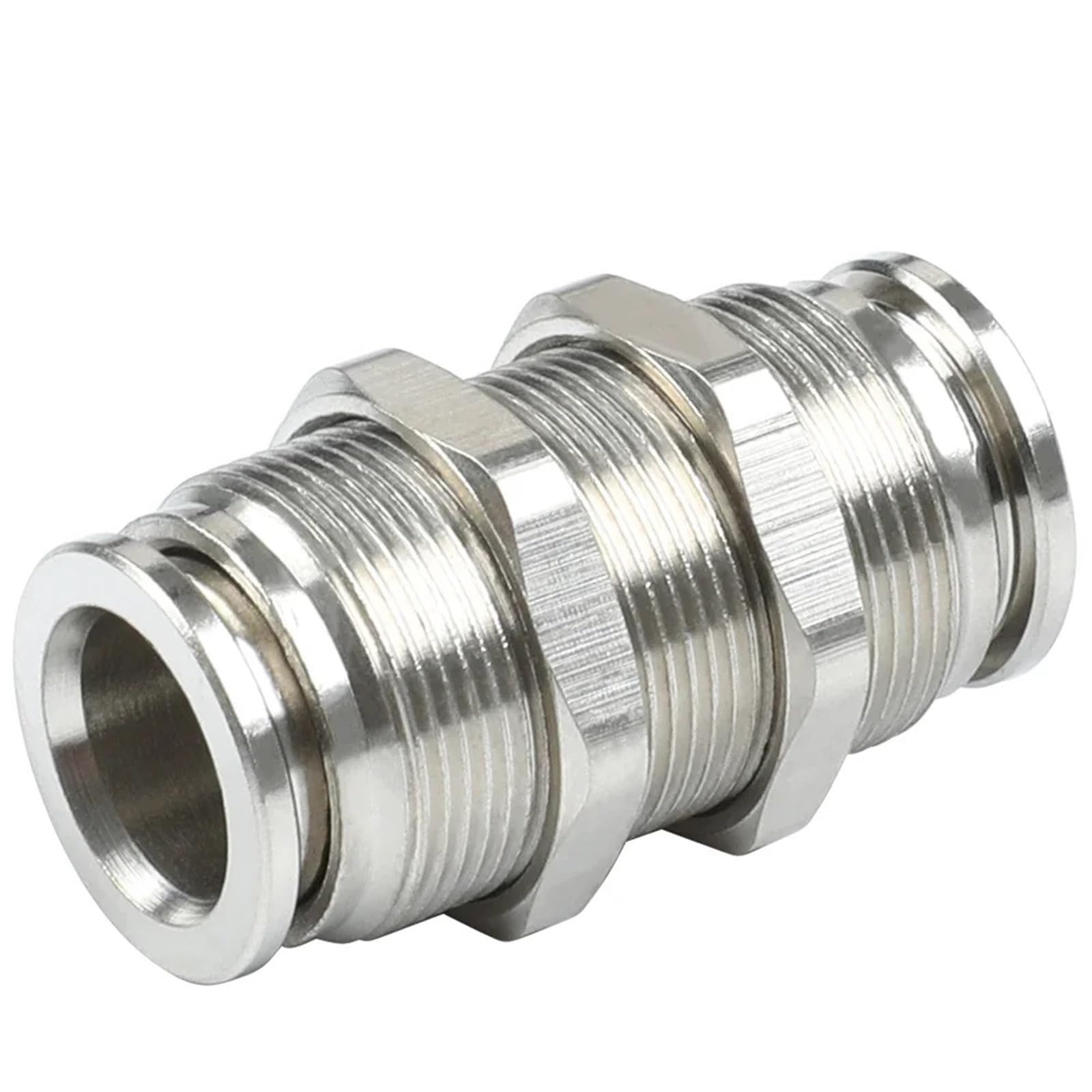 Raccord de cloison 12mm fixe pour fixer rigidement vos tuyaux d'air comprimé - 7
