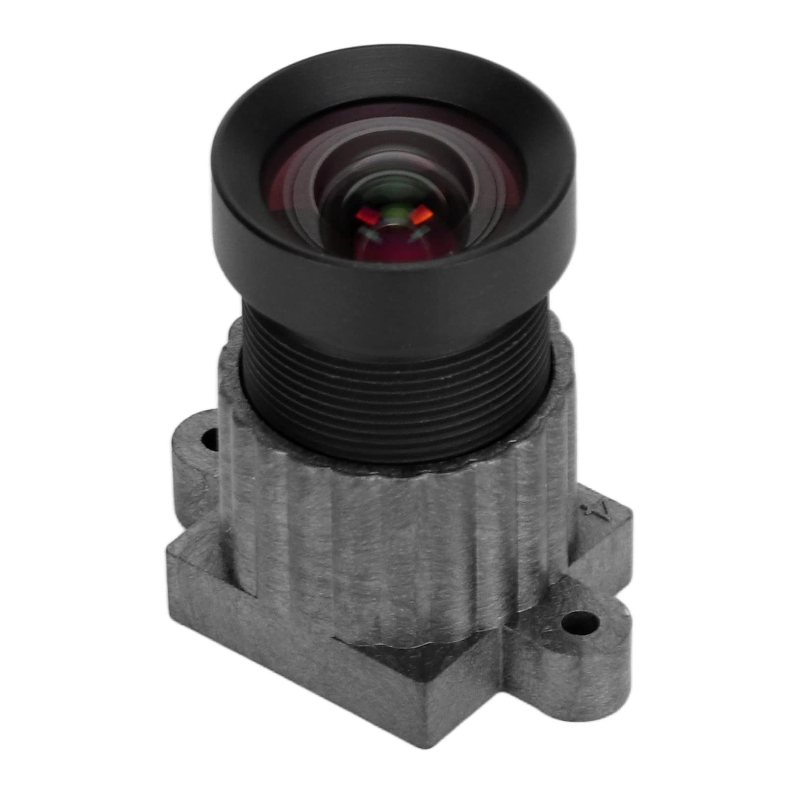 Lente 4.35mm M12 10MP Gran Angular para Cámara IP - Objetivo Placa Única sin Distorsión, Enfoque Preciso, Alta Definición, Ideal para Vigilancia y Seguridad con Montaje M12 x P0.5