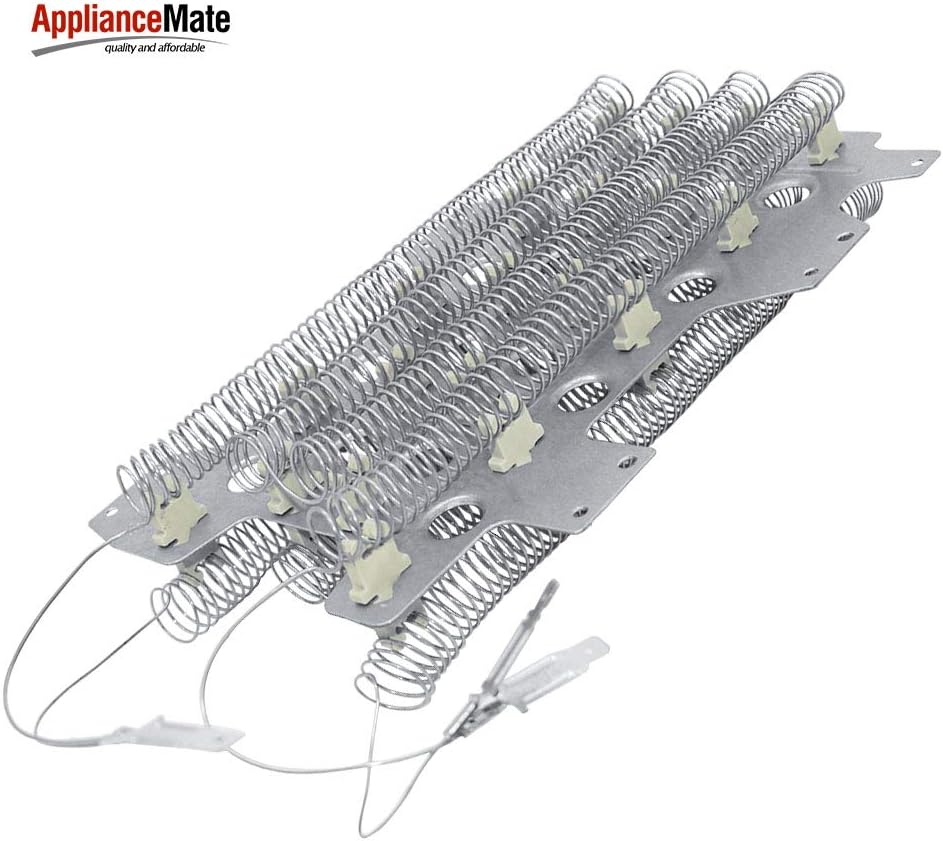 Romalon DC47-00032A Dryer Heating Element Compatible With Samsung Replace Part Number DC93-00154A Without Metal Shell