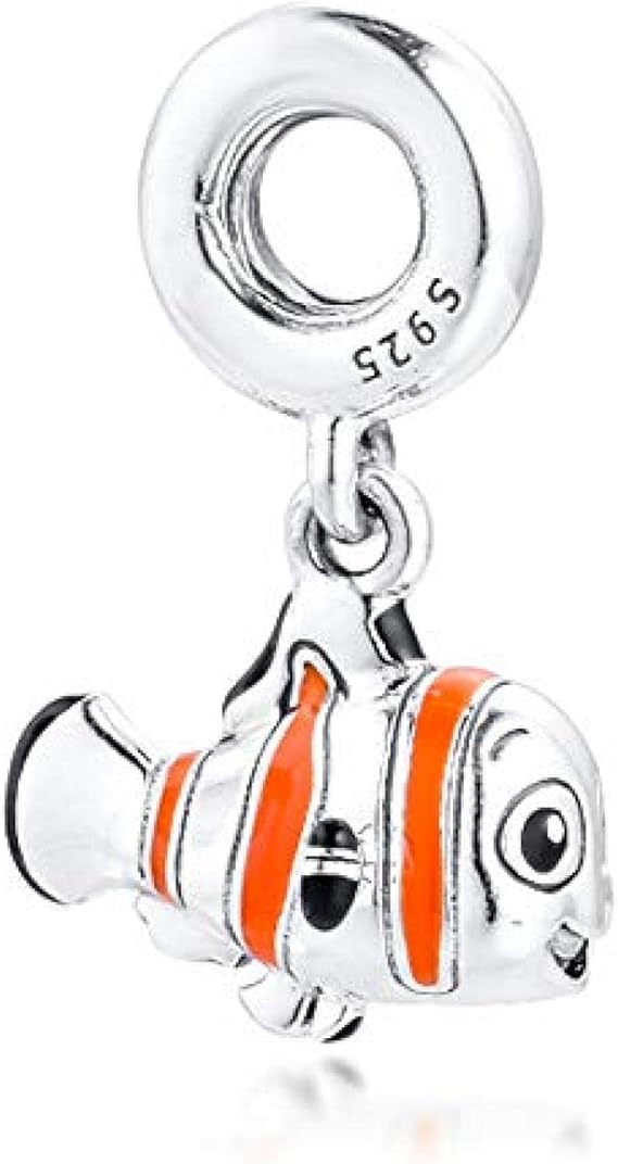 Amazon 母の日ギフトファインディングニモビーズ925シルバーdiyフィットオリジナルパンドラブレスレットチャームファッションジュエリー チョーカー 通販