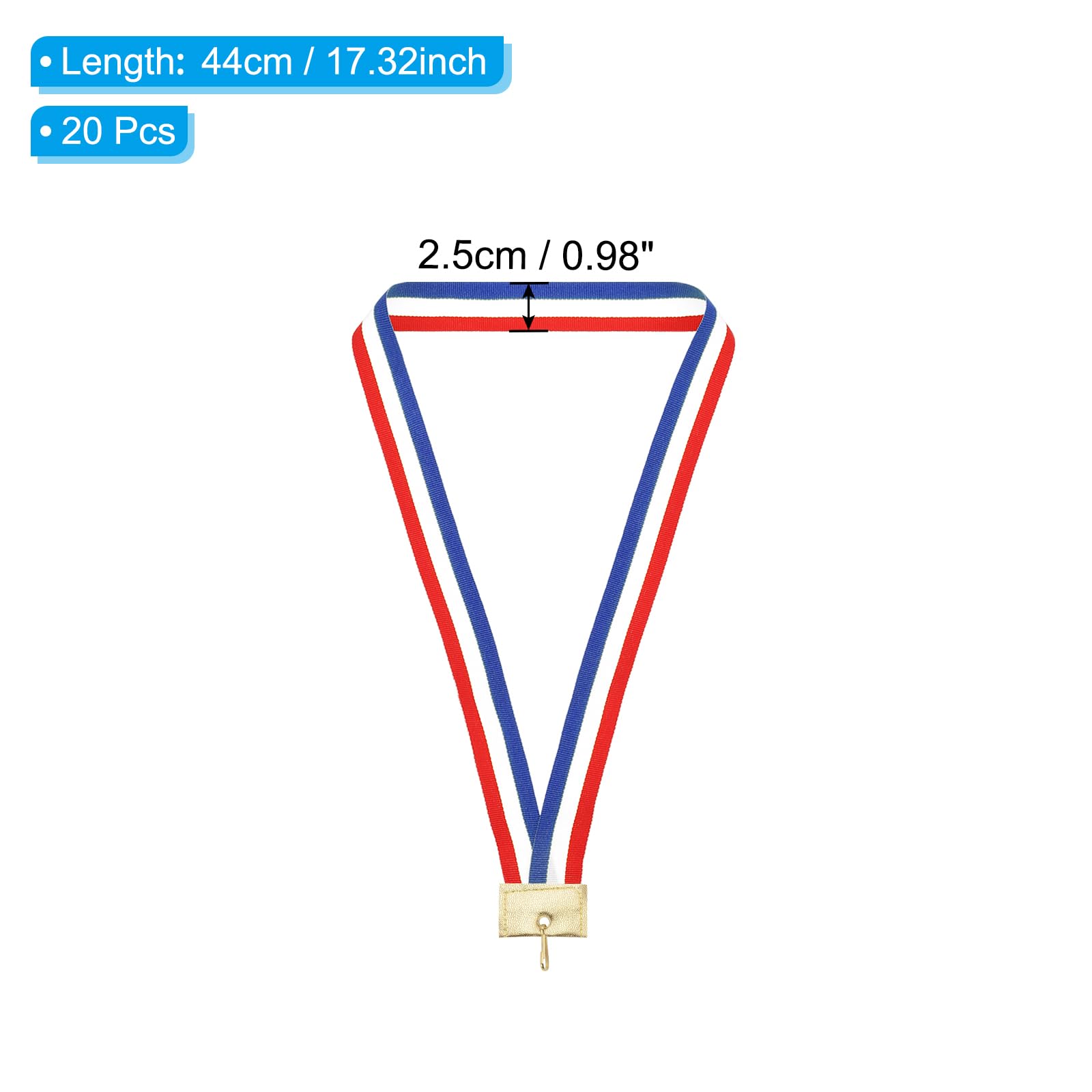 PATIKIL Award Neck Ribbons with Snap Clips - Image 2