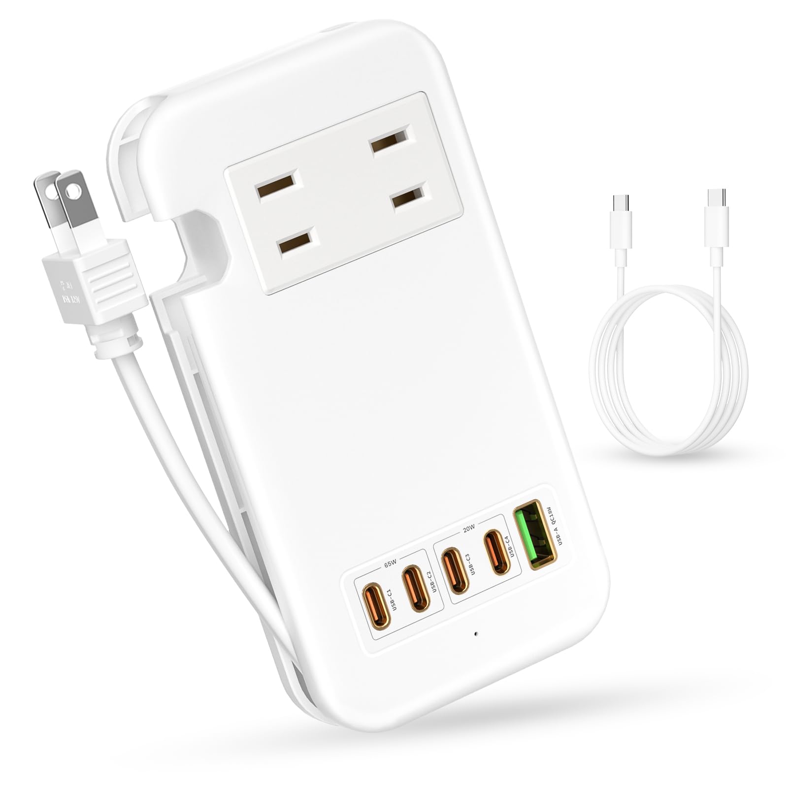 Amazon.co.jp: 素直な虹 電源タップ USB-C コンセント PD 65W Type-C