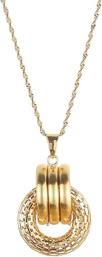 Miniatura 3 de Conjuntos de joyas árabes de Dubai para mujer, collar y aretes de moda de color dorado africano etíope, Latón, n