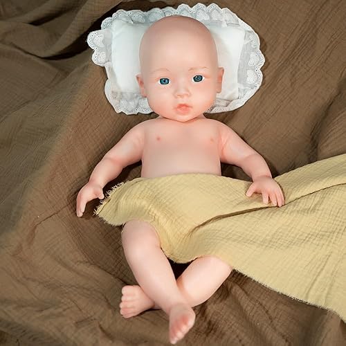 Miniatura 2 de OZYZPO Muñecas de bebé de silicona completa, no muñecas de vinilo, muñeca de bebé recién nacido realista de silicona suave, muñecas de bebé recién