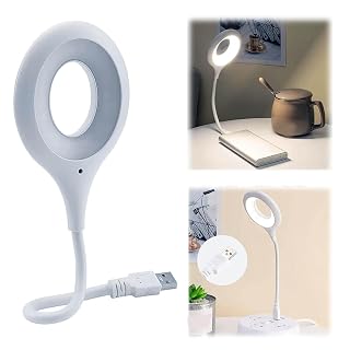 HIKI ZIKI USB Intelligent Voice Control Lamp | Voice Activated Lights Smart Voice Small Table Lamp | Voice Control Lamp | Small Night Light for Home Learning and Office | Reading Night Light