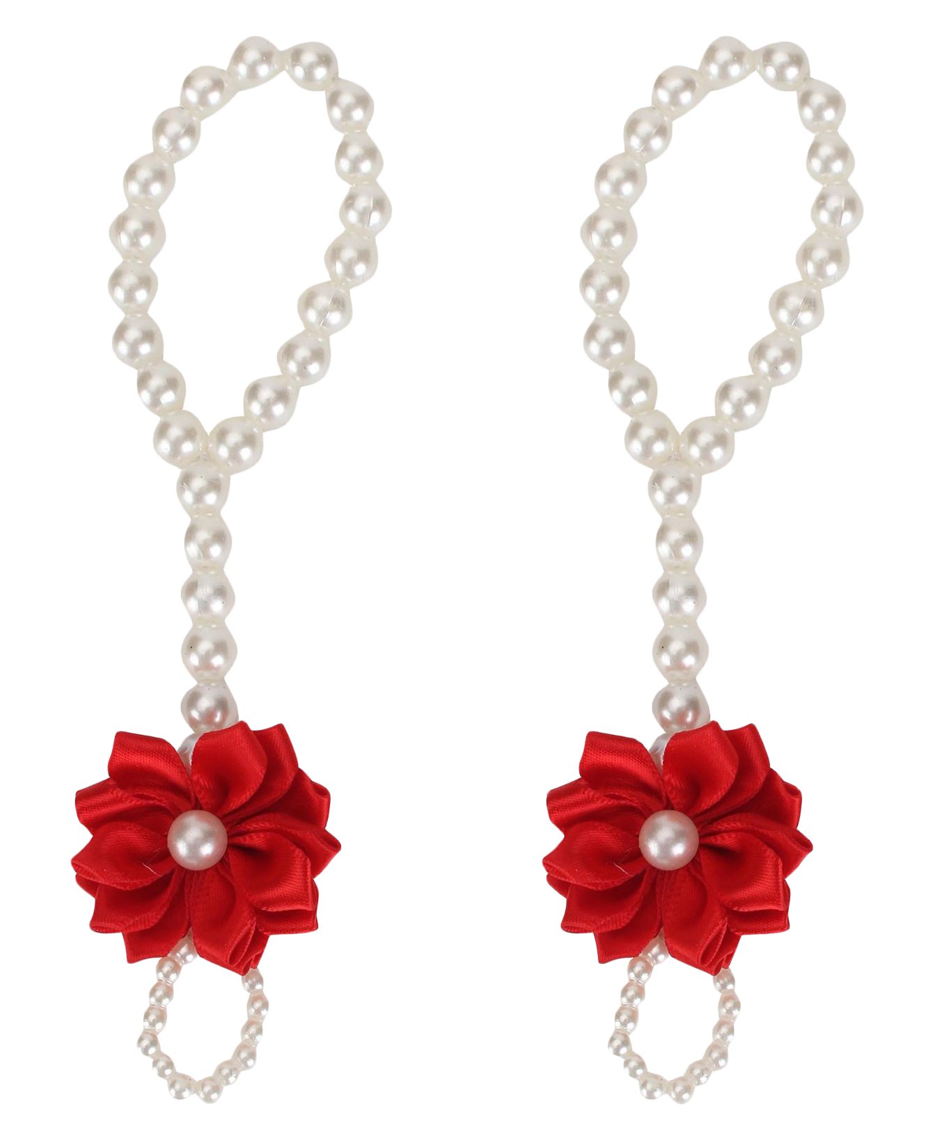 FUNKRAFTS Baby Girl Foot Red Pearl Chain Barefoot Sandals Kid’s Jewelry Baby Cute Infant Toddler Girls Gift Photograph Props Birthday Party Anklet (B01KK9IV4C) Amazon Price History, Amazon Price Tracker