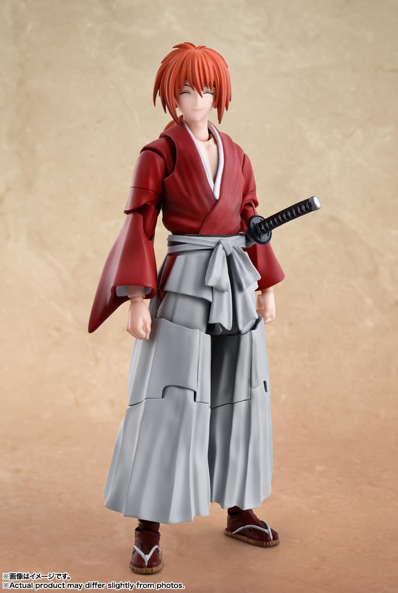 TAMASHII NATIONS - Rurouni Kenshin: Meiji Swordsman Romantic Story - Kenshin Himura, Bandai Spirits S.H.Figuarts Action Figure