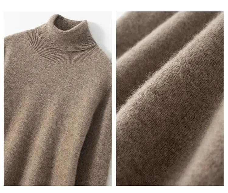 Women's Cashmere Cropped Sweater - 2025 Autumn Winter Soft Knit Top Loose-Fit Pullover4