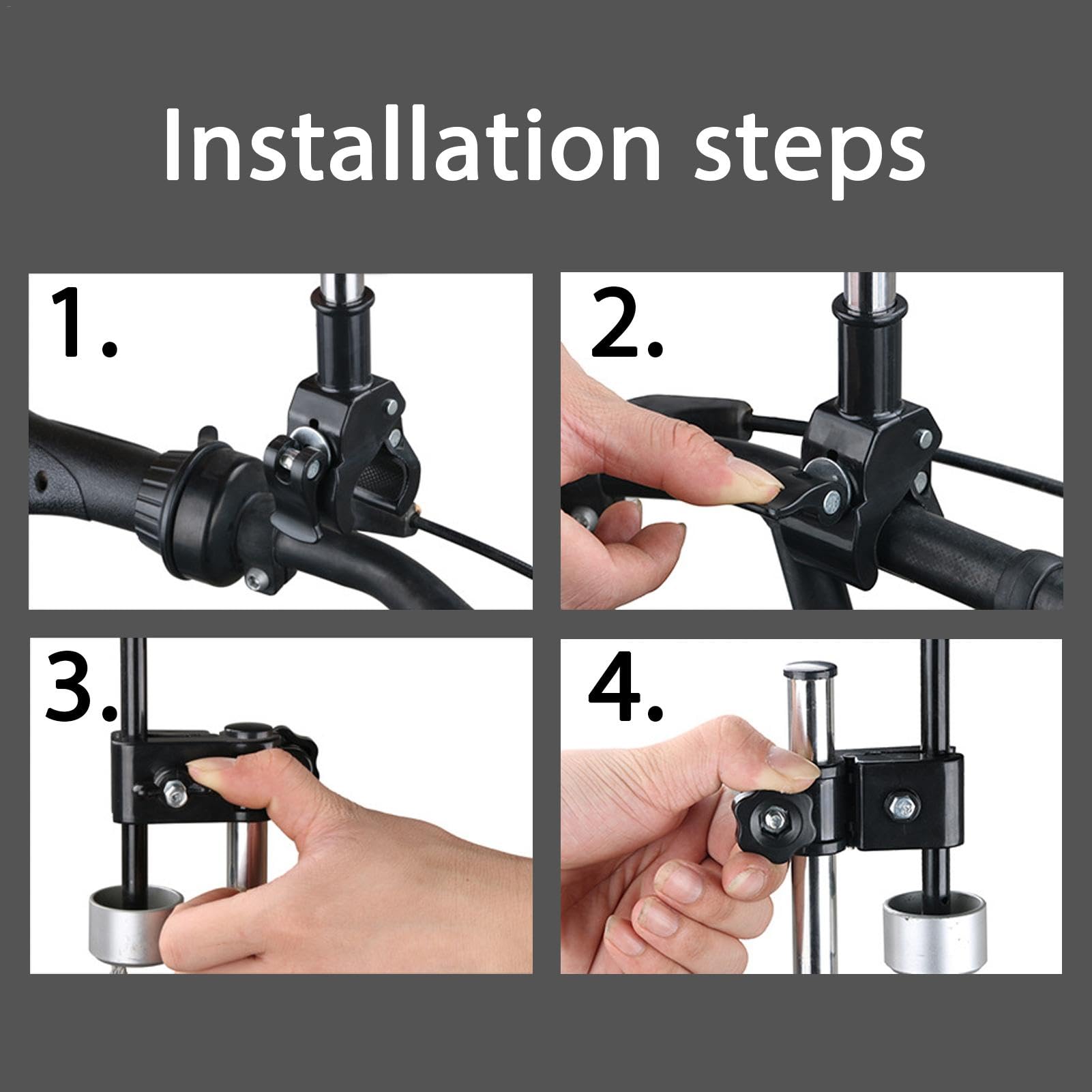 Wheelchair Umbrella Bracket | Quick Release Umbrella Mount Holder for Wheelchair | Stroller Motorcycle Umbrella Attachment for Wheelchair