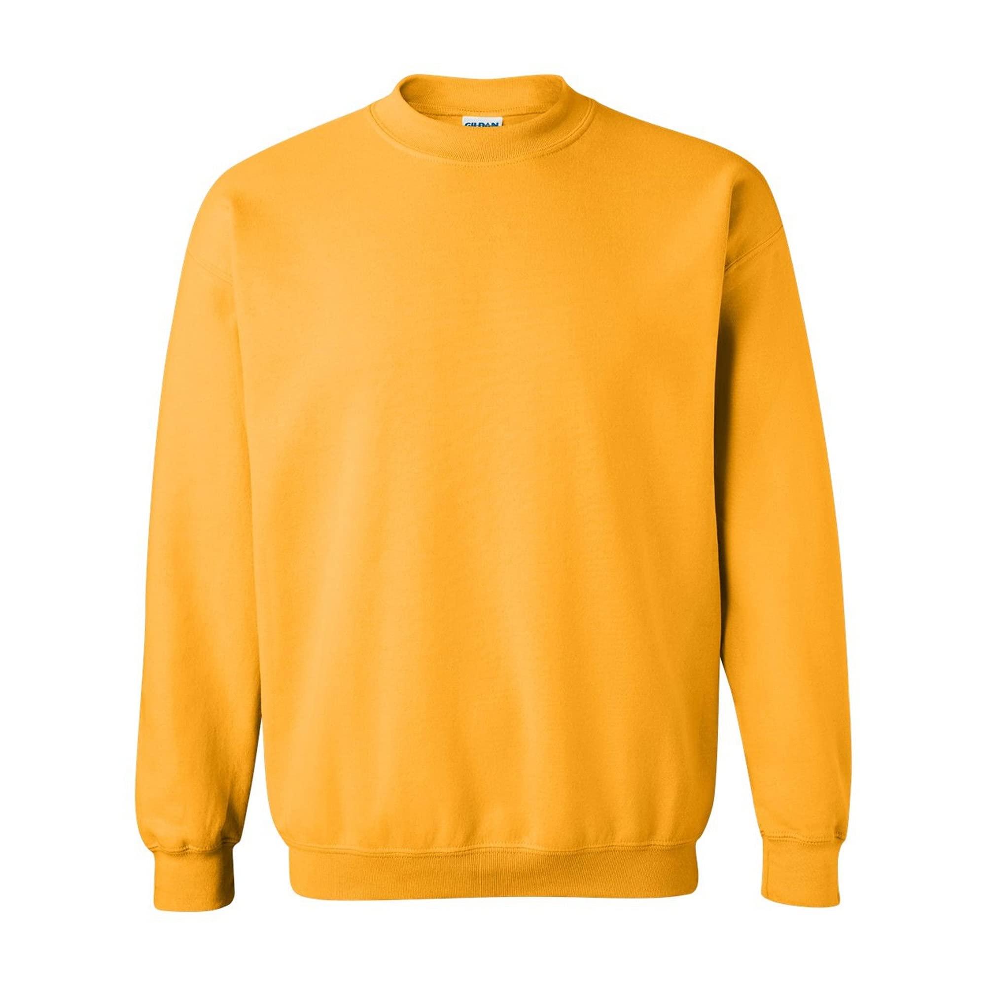 Gildan Heavy Blend Crewneck Sweatshirt - Gold - Size M - Female