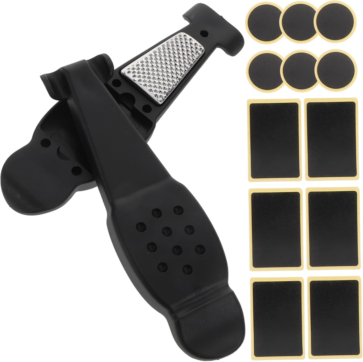 MAGICLULU 1Set Portable Bike Tire Repair Kit Multi Function Tools for Quick Flat Fix Includes Comprehensive Patches Levers Lightweight and Easy to Carry for Cycling Maintenance