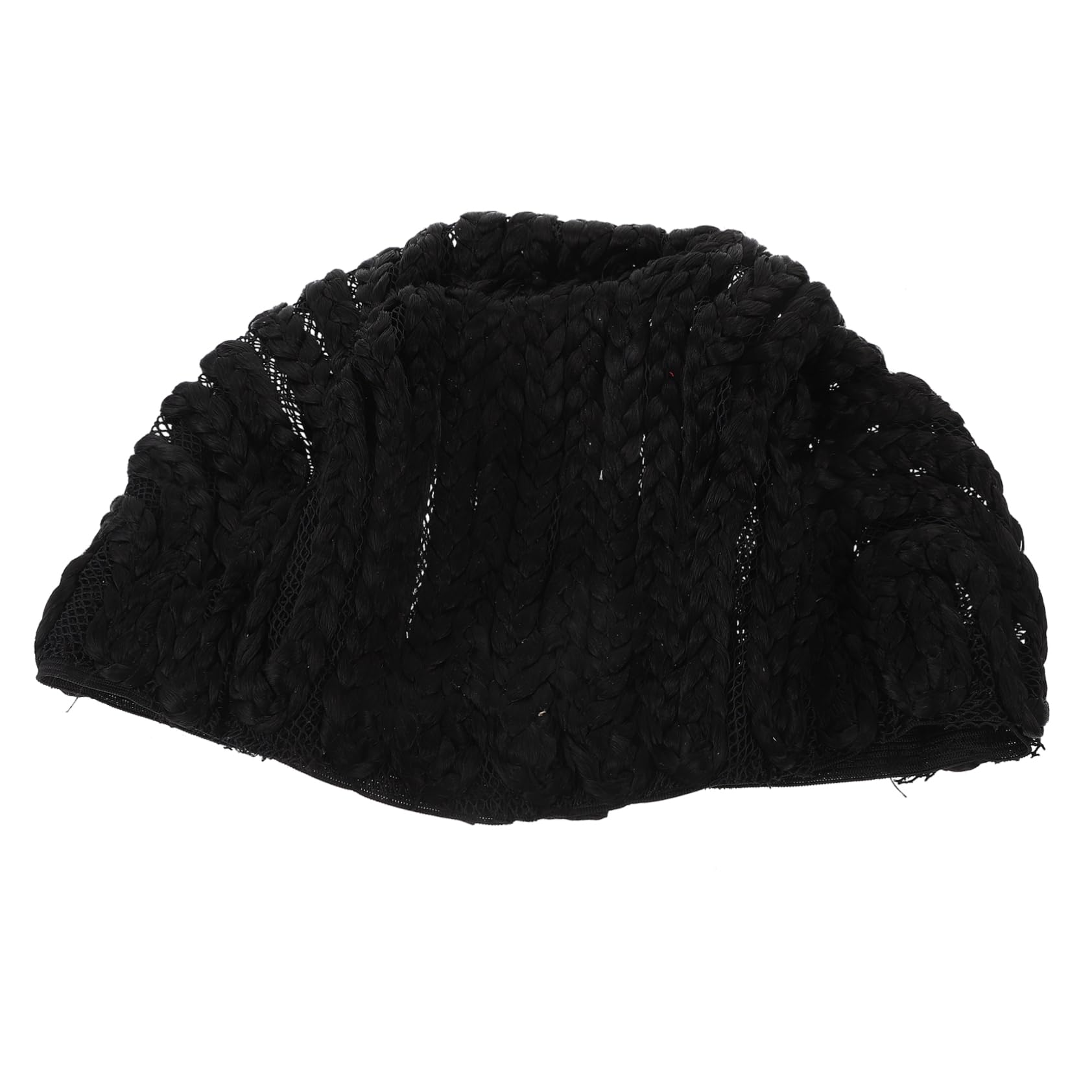 Gogogmee Elastic Sew Dome Cornrow Wig Cap Wig Cap for Braiding Wig Making Caps Soft Comfortable Black Wig Cap