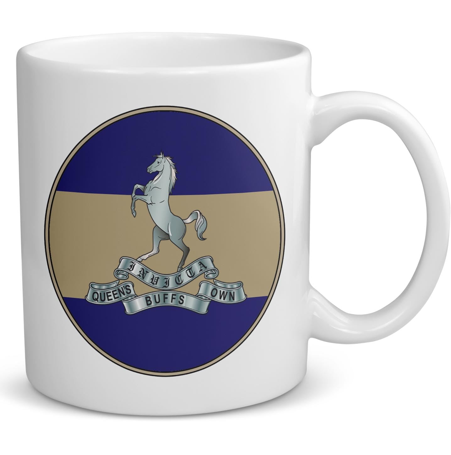 Badges On Mugs The Queen's Own Buffs (The Royal Kent Regiment) - Personalised Mug