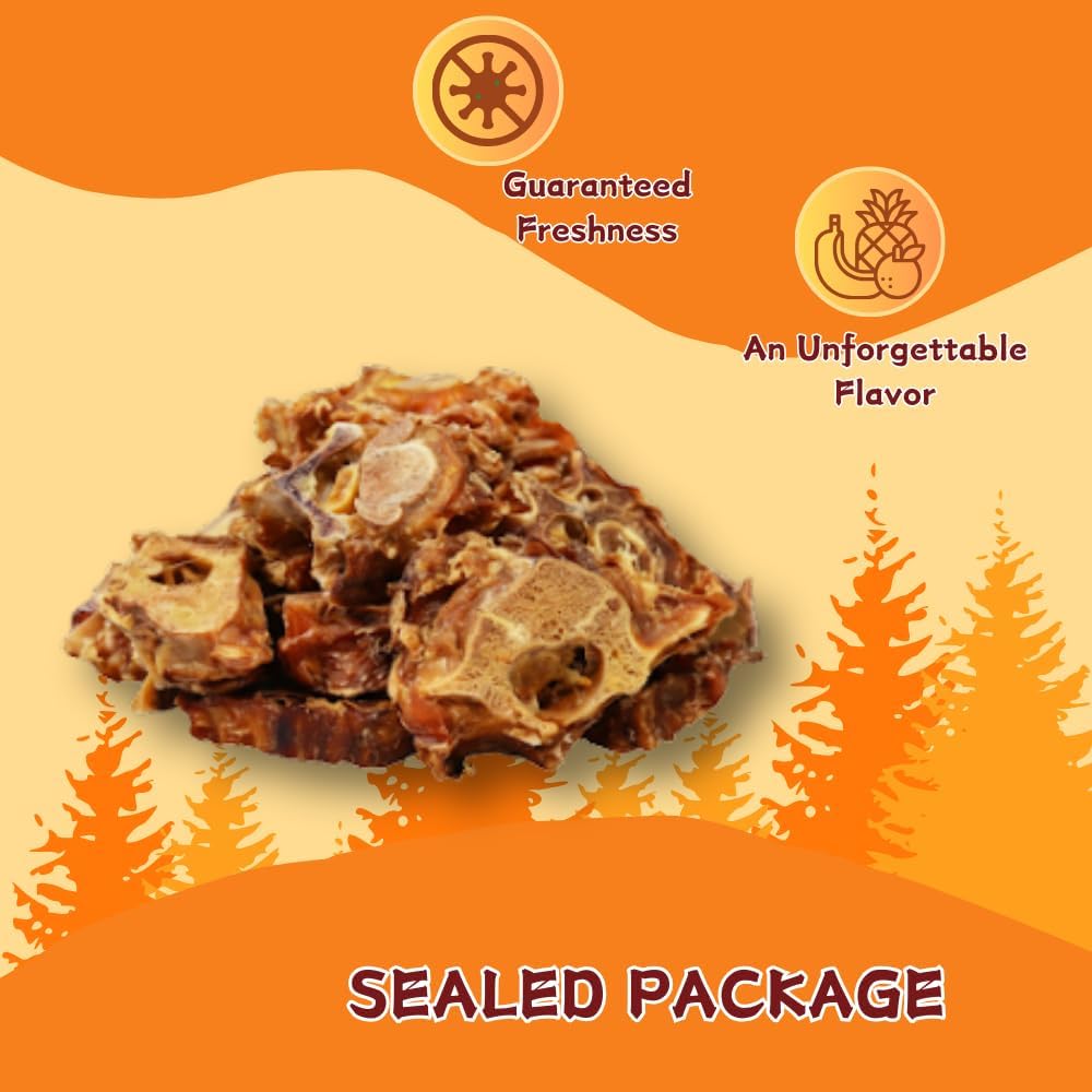 All-Natural Beef Back Bones for Dogs, A Wholesome and Natural Chew Rich in Calcium, Supports Clean Teeth and Healthy Gums(3 Pack x4 Count(Pack of 3))