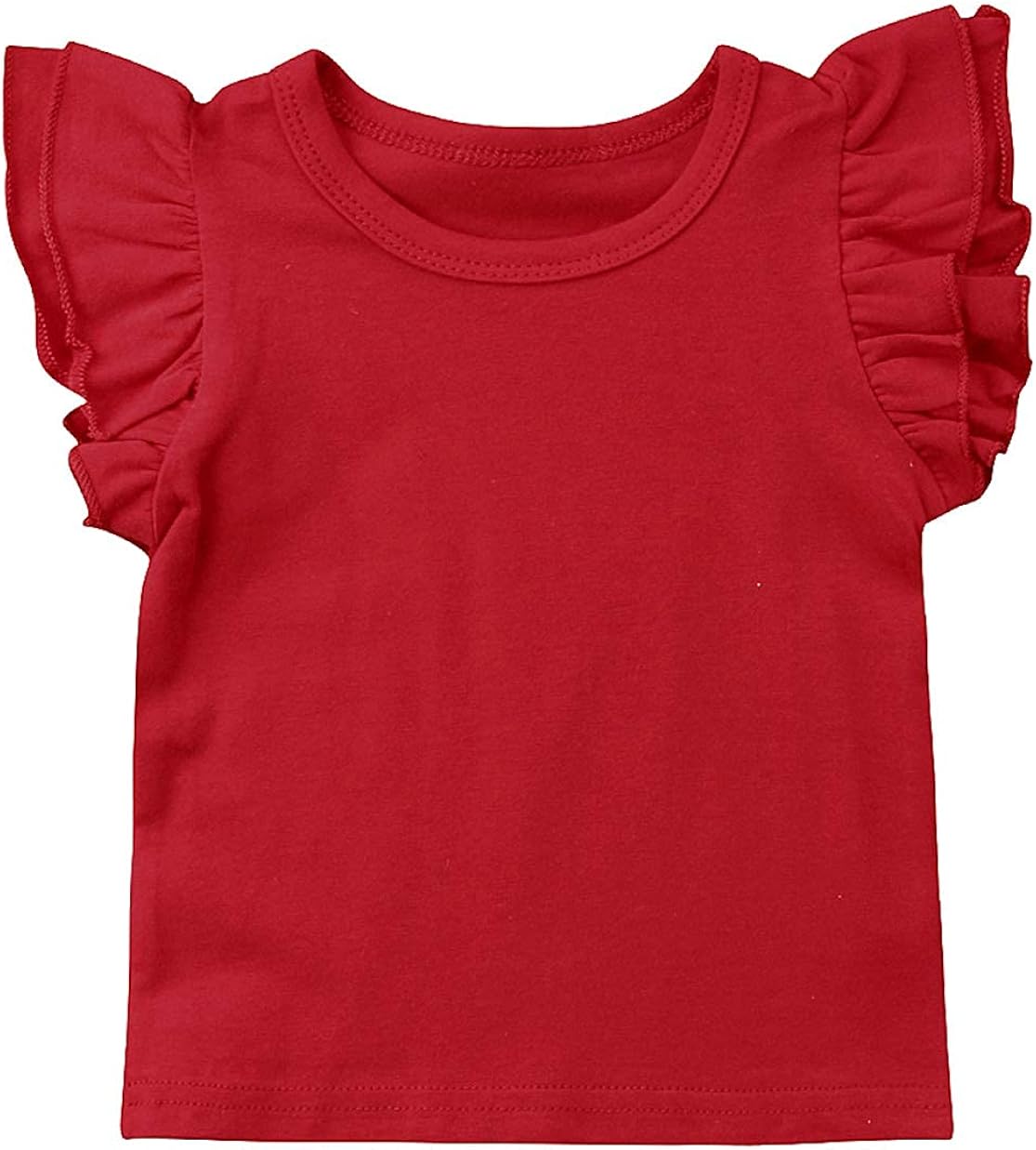 Toddler Baby Girl Clothes Plain T-Shirts Girls Tops Cotton Short Sleeve Tee Summer Outfits: Clothing, Shoes & Jewelry