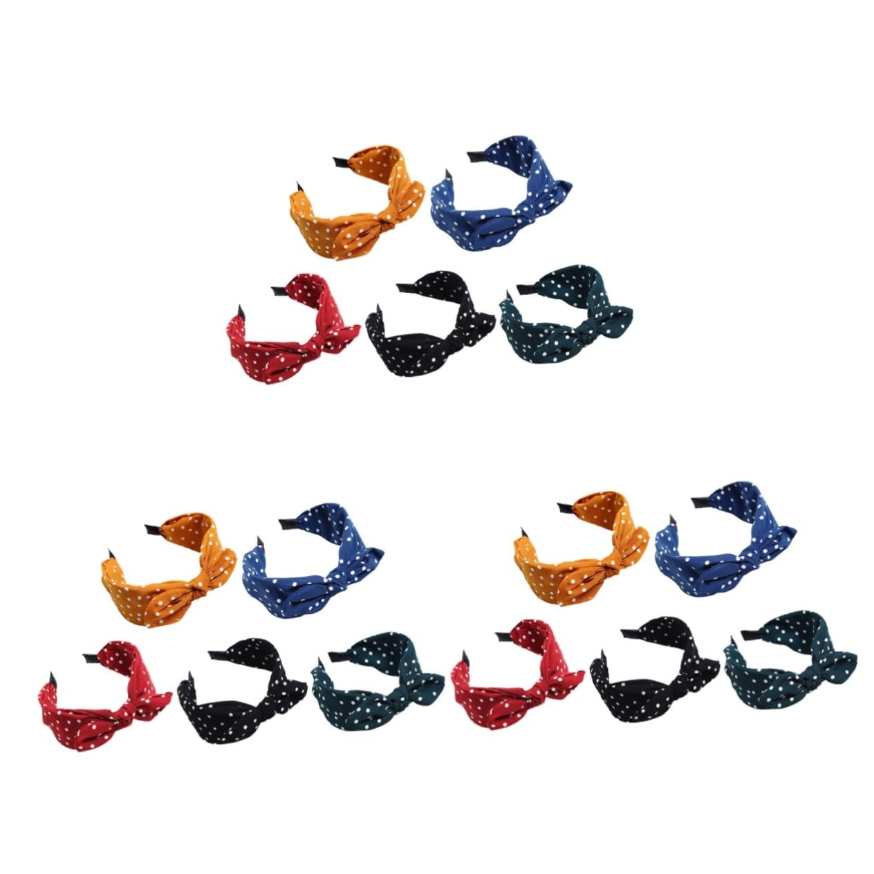 15 Piezas Diadema Con Lazo Diademas Niñas 8-12 Diadema Bandana Adornos Para El Cabello Anti-diademas Diadema Verde Tela De Las Mujeres Corbata De Moño Productos De Mujer