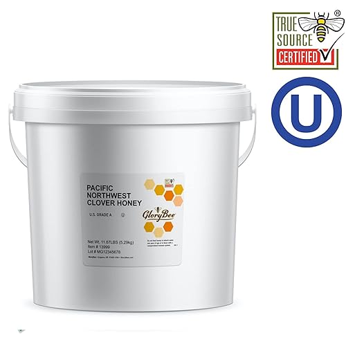 Miniatura 3 de Glorybee, Miel de trébol del noroeste del Pacífico, 100% miel de grado A de Estados Unidos, cubo a granel de 11.67 libras