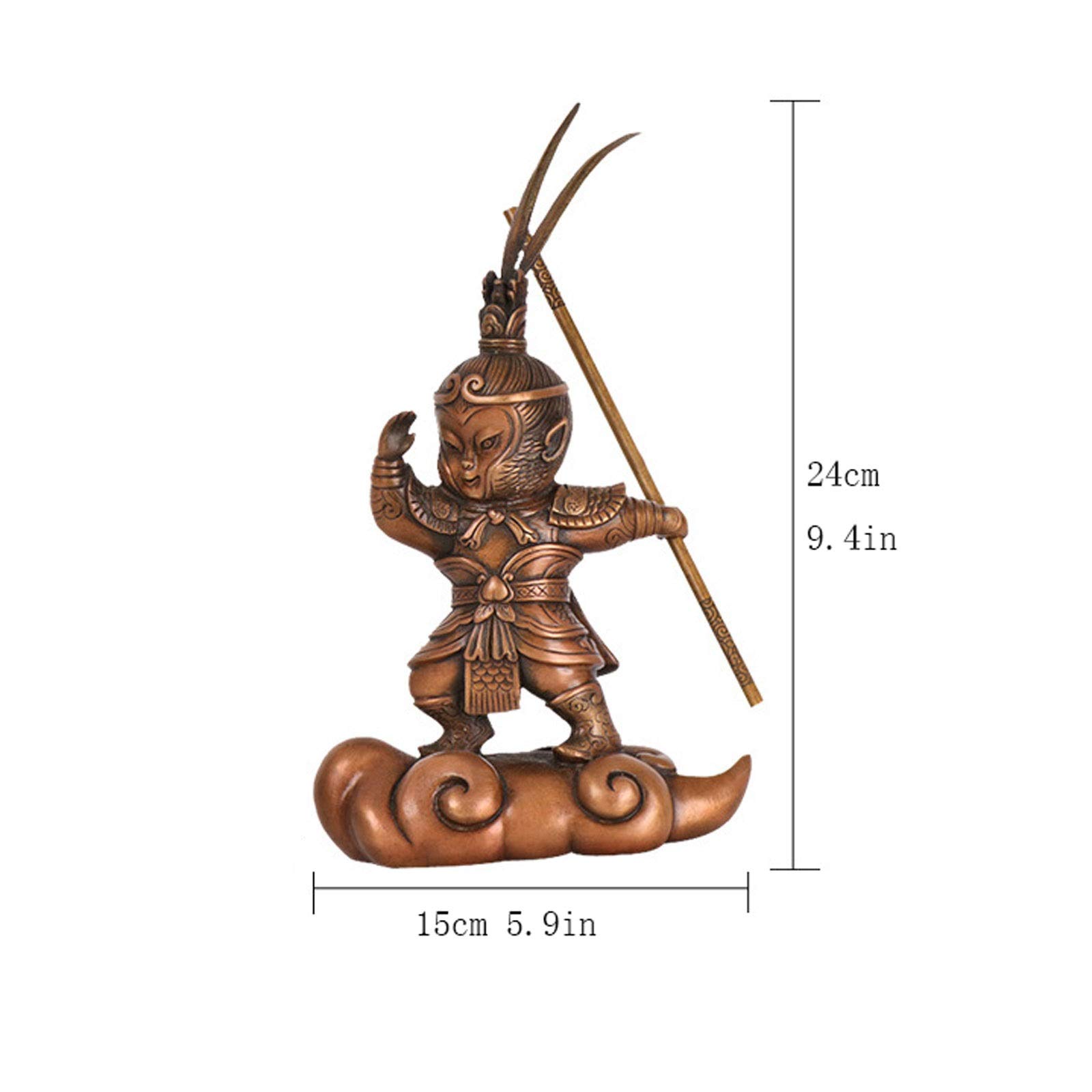 Amazon.co.jp: 孫悟空の置物 純銅Qitian Dasheng Sun Wukong Bronzeの