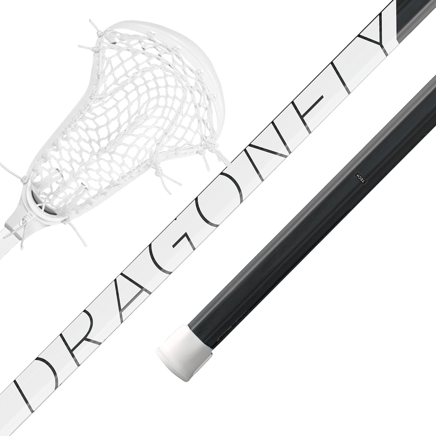 Epoch Women's Purpose 15-Degree Pro Mesh with Complete Dragonfly Stick - Lacrosse Equipment with Mesh String Kit