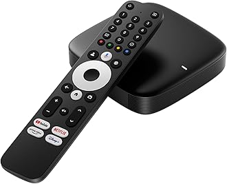 MAG555 Streaming Media Player Google TV™ 2025 | 4K HDR | Voice Remote | Dual-Band Wi-Fi | Chromecast Built-in | HDMI + AV Output