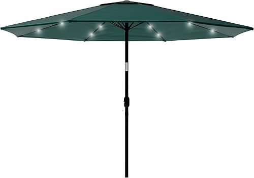 Miniatura 8 de Pure Garden Patio Umbrella 10' With Solar LED Lights