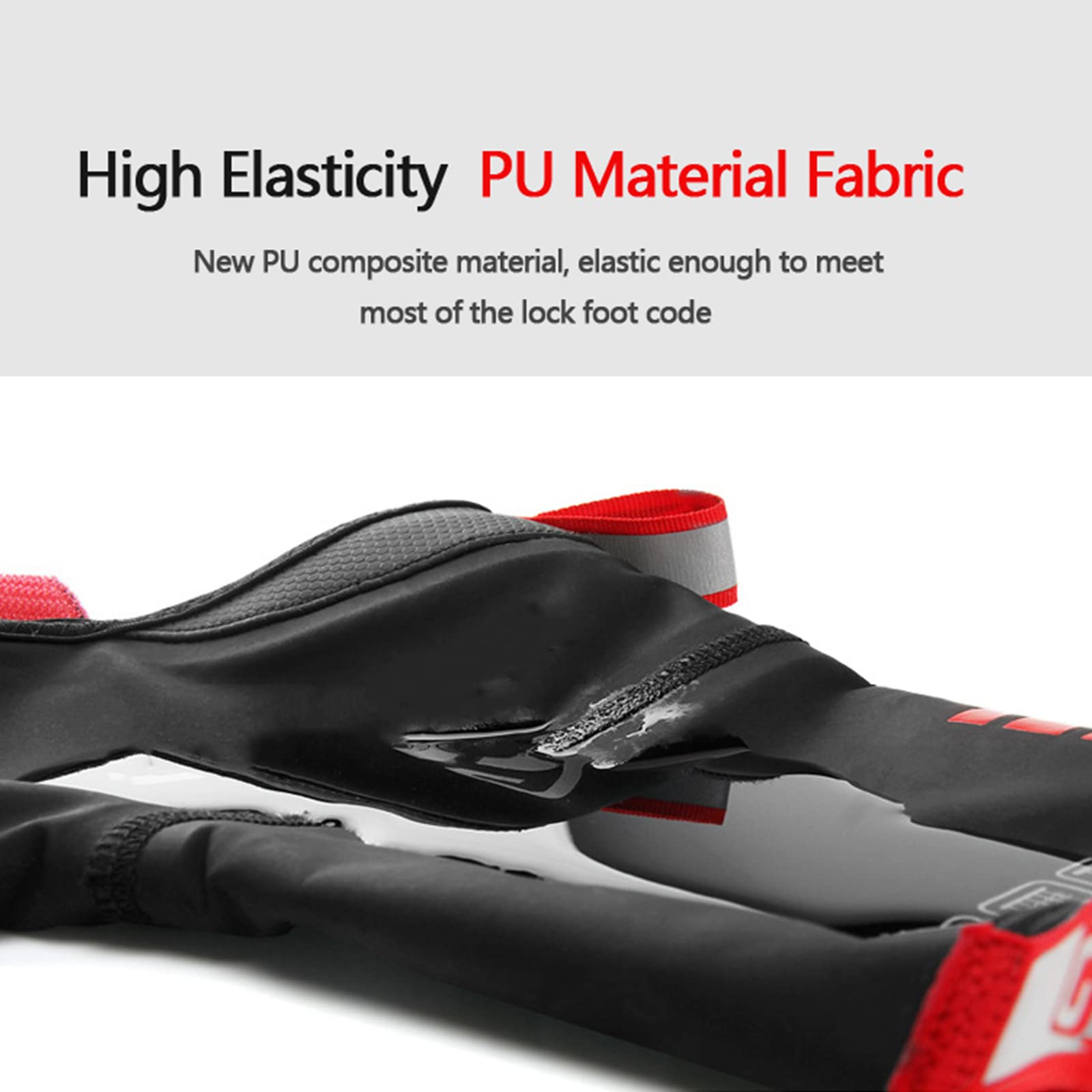 Cubrezapatillas de Ciclismo Fundas para Botas Impermeables a Prueba de Polvo Invierno Deportes al Aire Libre Cálido Térmico Cubrezapatillas de Ciclismo Botines de Bicicleta de Carretera/Montaña