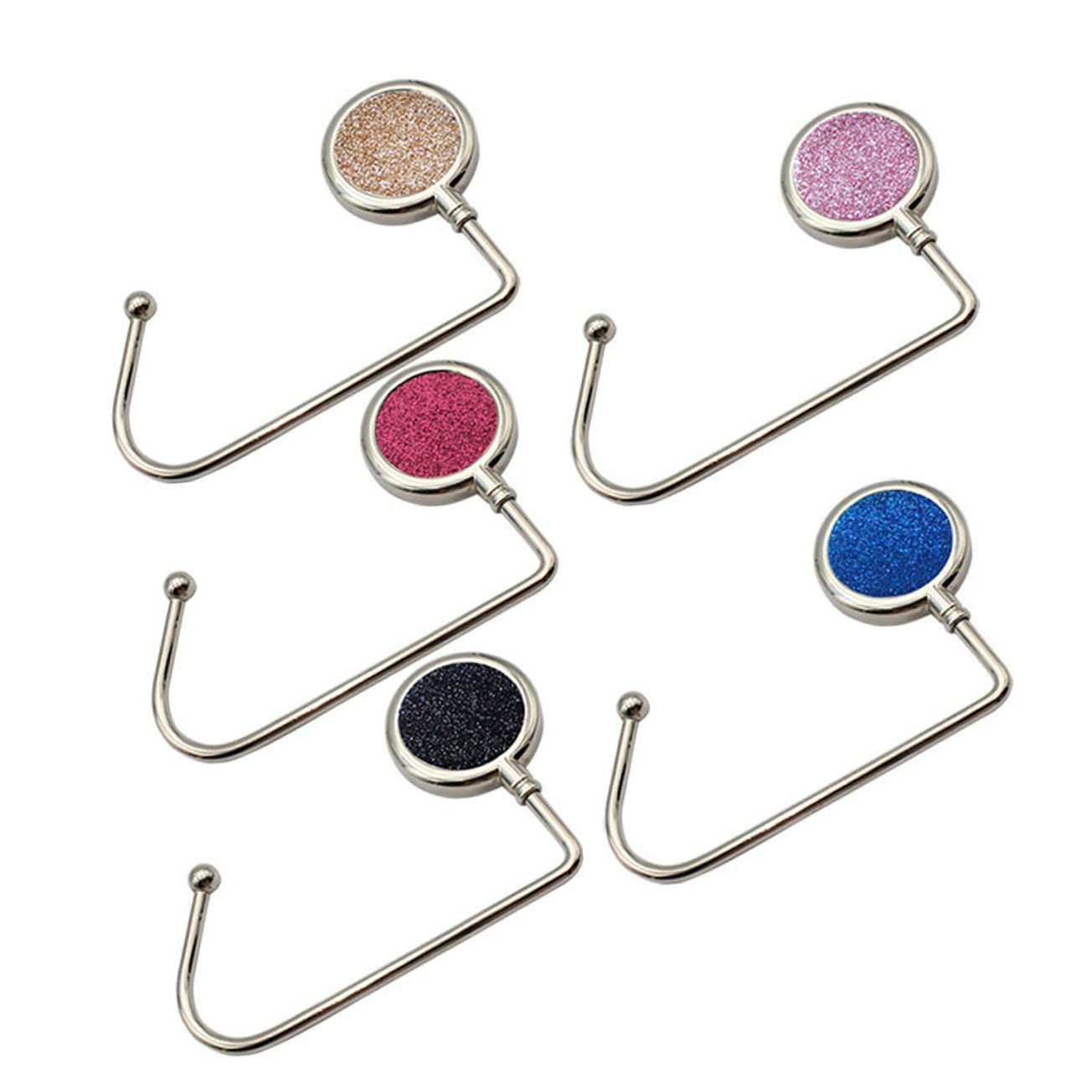 PRETYZOOM Table Backpack Hanger 2pcs Bag Hooks Handbag Hook No-Slip Pad Stylish Design Lightweight