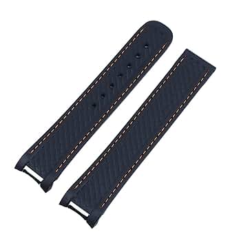Amazon.co.jp: [XNWKF] 20 ミリメートルラバー時計バンドオメガ